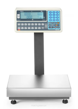 Waga platformowa LCD z wysięgnikiem i z legalizacją, 60.0 kg