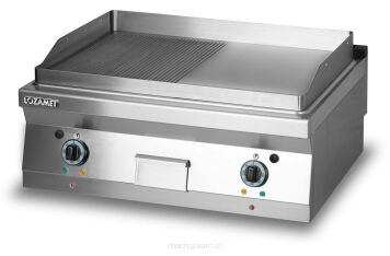 GRILL PŁYTOWY ELEKTRYCZNY - PŁYTA RYFLOWANA/GŁADKA L900.GPE900RG