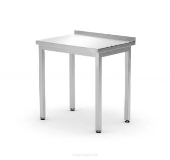 Stół przyścienny bez półki Budget Line – skręcany, Budget Line, 600x600x850 mm