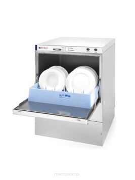 Zmywarka do naczyń 50x50 z dozownikiem detergentu i pompą spustową 230 V Hendi