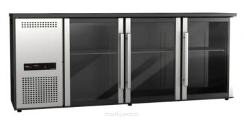 Barowa witryna chłodnicza 510L- 3 drzwiowa EBBC3