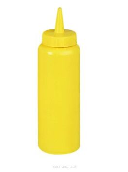 Dyspenser do sosów, żółty, 0.7 L