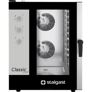 Piec konwekcyjno-parowy, STALGAST ClassicCook, manualny, 11xGN1/1, 18.5 kW