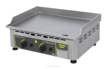 Płyta grillowa gładka ze stali nierdzewnej, elektryczna, 5.5 kW